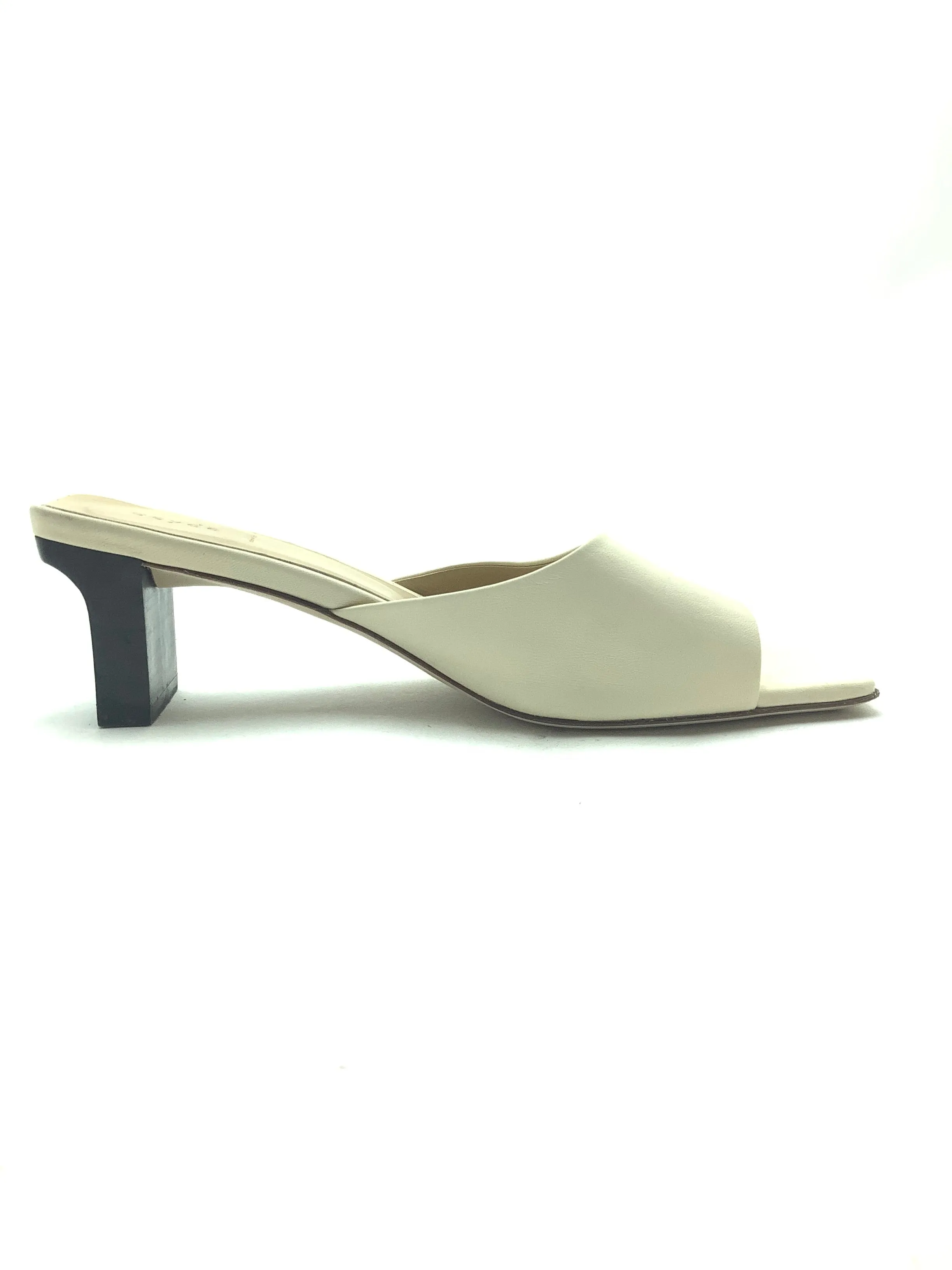 Ayede Women's Katti Leather Mules Cream Size: 6