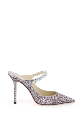 bing 100 glitter mules
