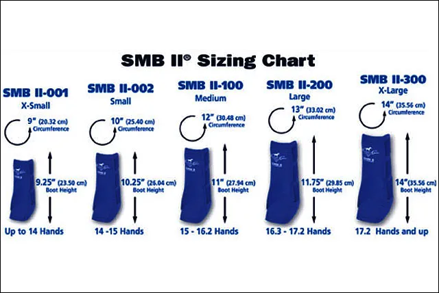 Black Small Professional Choicetack Smb 2 Sports Medicine Horse Boots