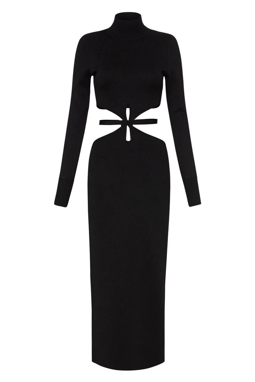 BRIANNA KNIT MIDI DRESS