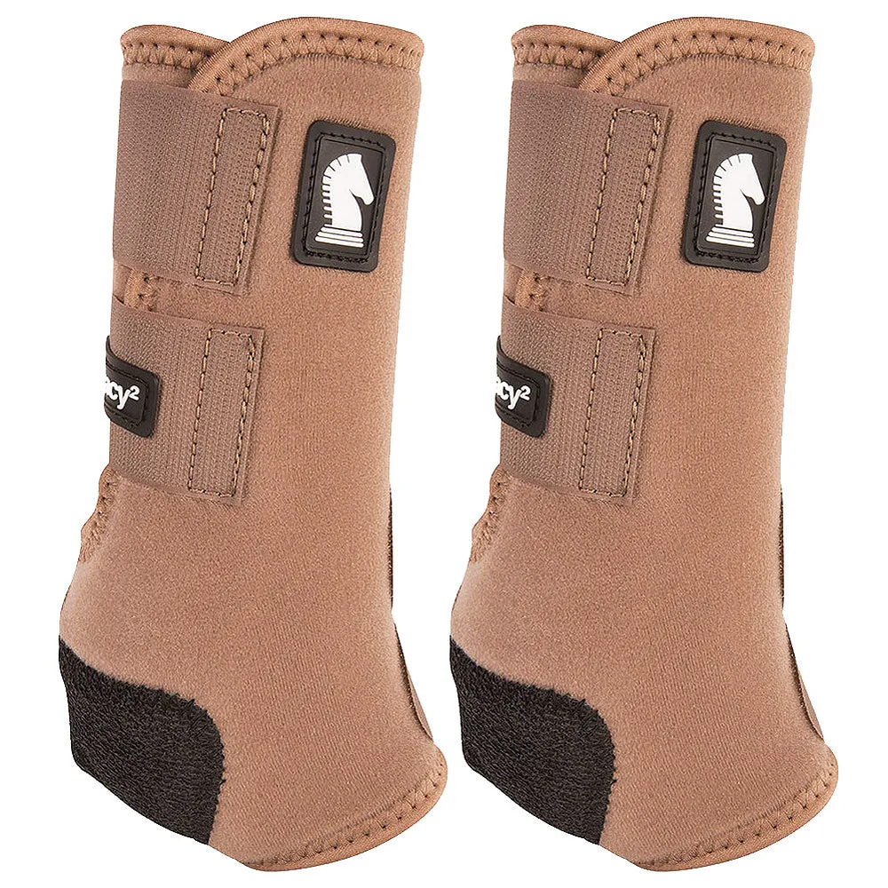 Classic Equine Legacy2 Horse Front Hind Sports Boots 4 Pack Caribou
