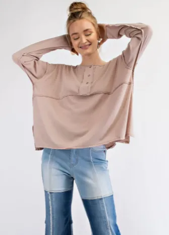Cotton Henley Top