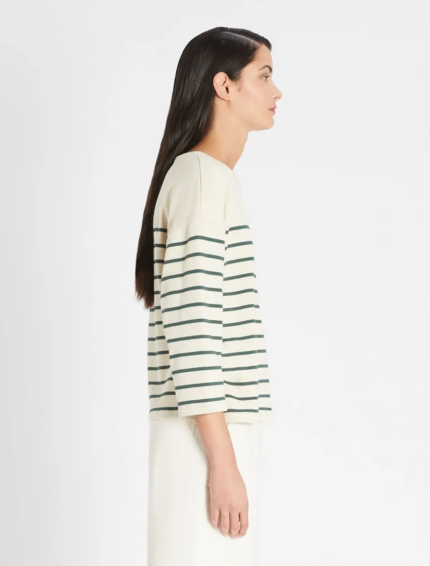 Estella Cotton Jersey 3/4 Sleeve Tee