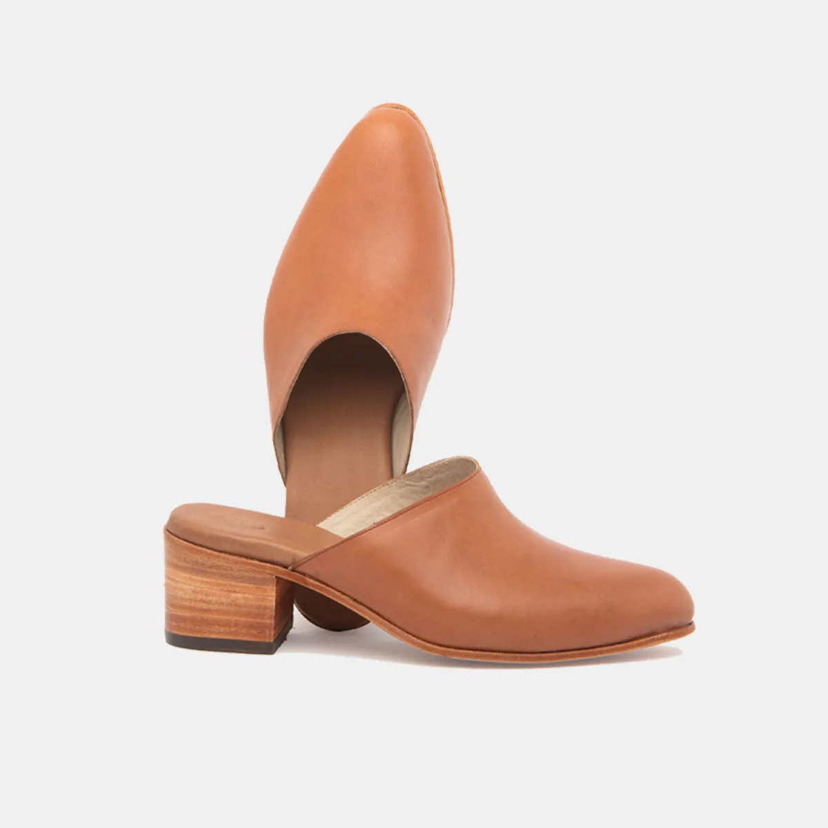 FABIOLA Mule Cognac