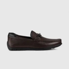 Formales Leather Loafers Brown 2137A-13