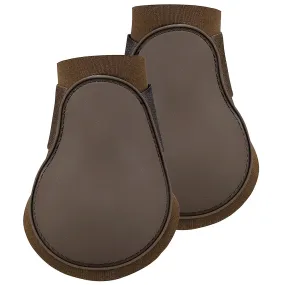 Full Sz Choco Brown Horze Neoprene Fetlock Boots Hind Leg Protection Horse Pair
