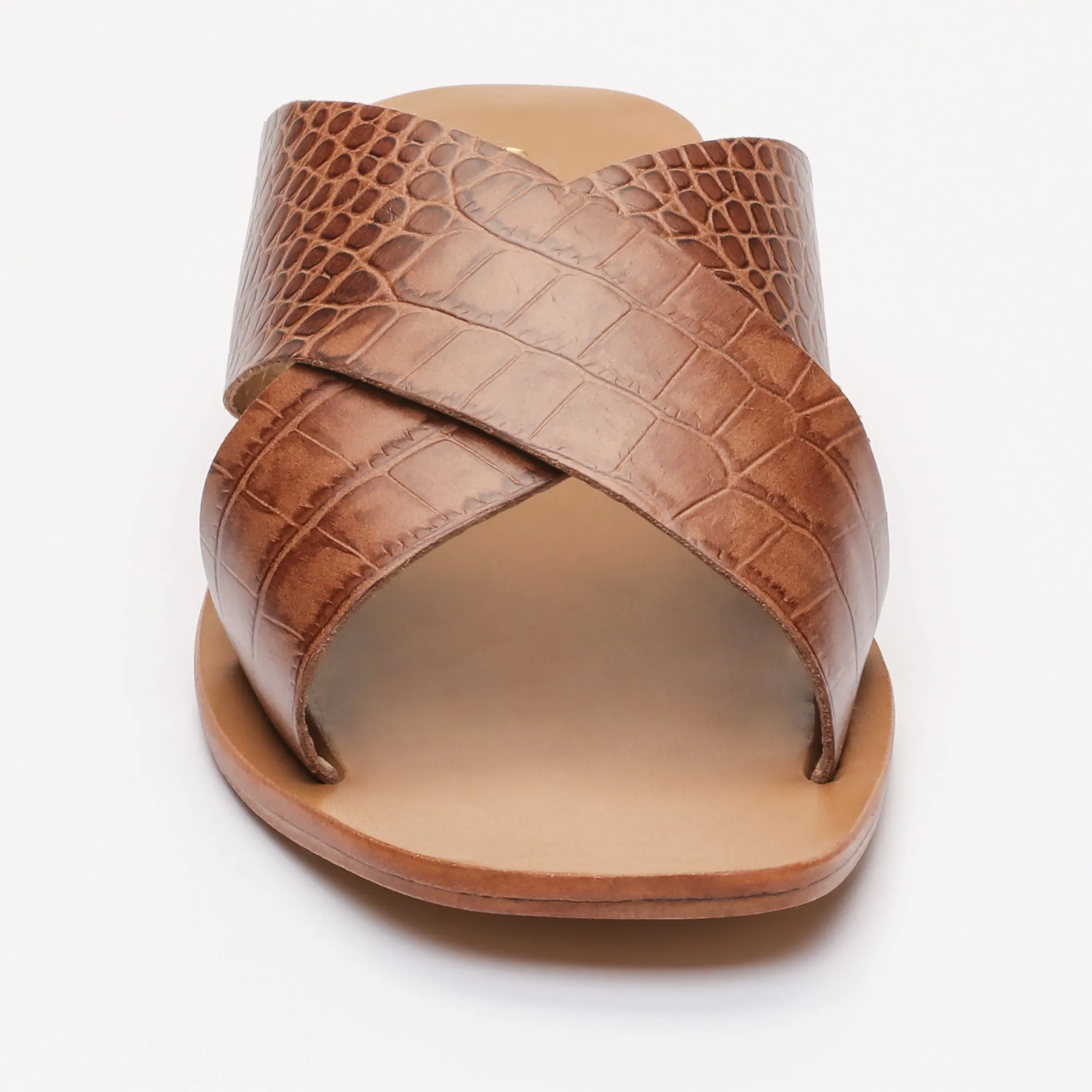 Golden Sun - Mules Primavista - Croco Beige