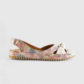 Karyoka Comfort Leather Casuals 6436 Beige Multi