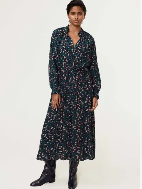Luna LENZING™ ECOVERO™ Midi Dress | Cedar Ink Print