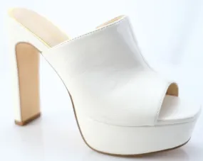 Madd Platform Mules (White)