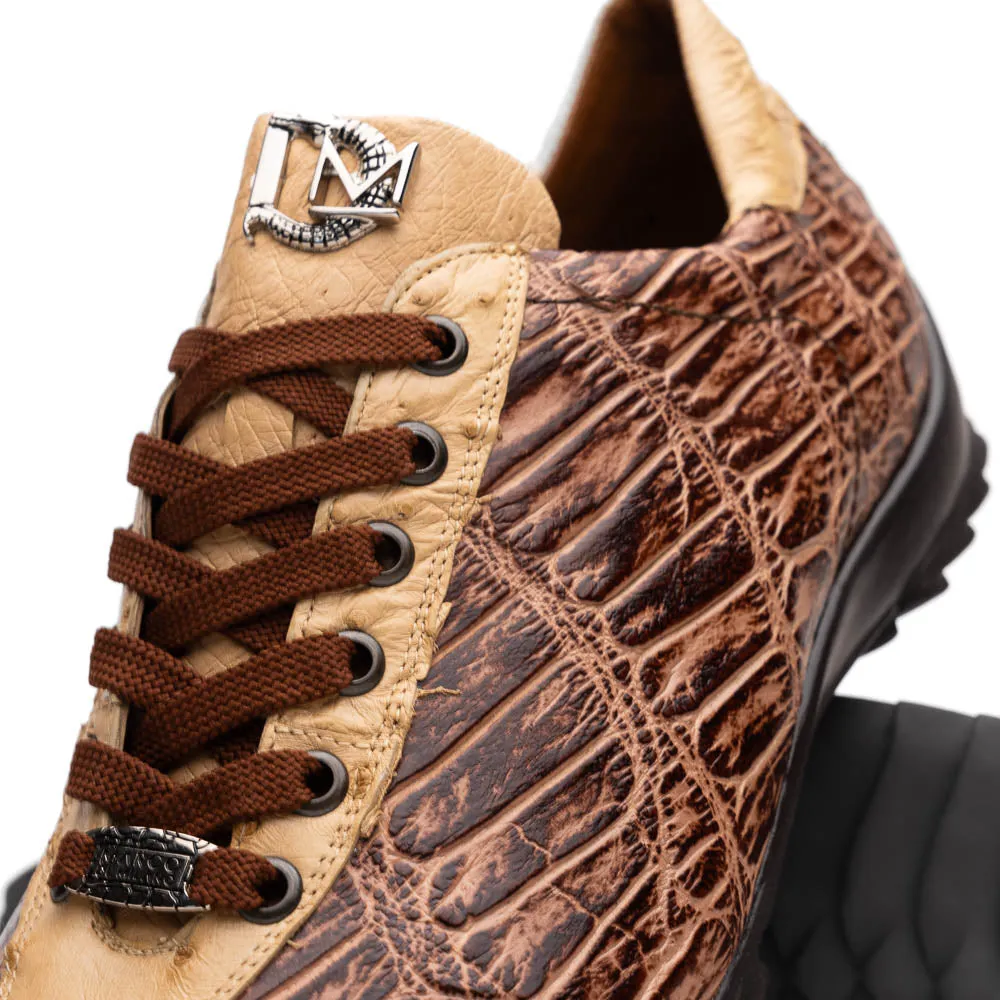 Marco Di Milano Saulo Alligator Ostrich and Rubber Orix