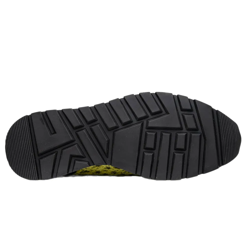 Marco Di Milano Scanno Ostrich and Rubber Green