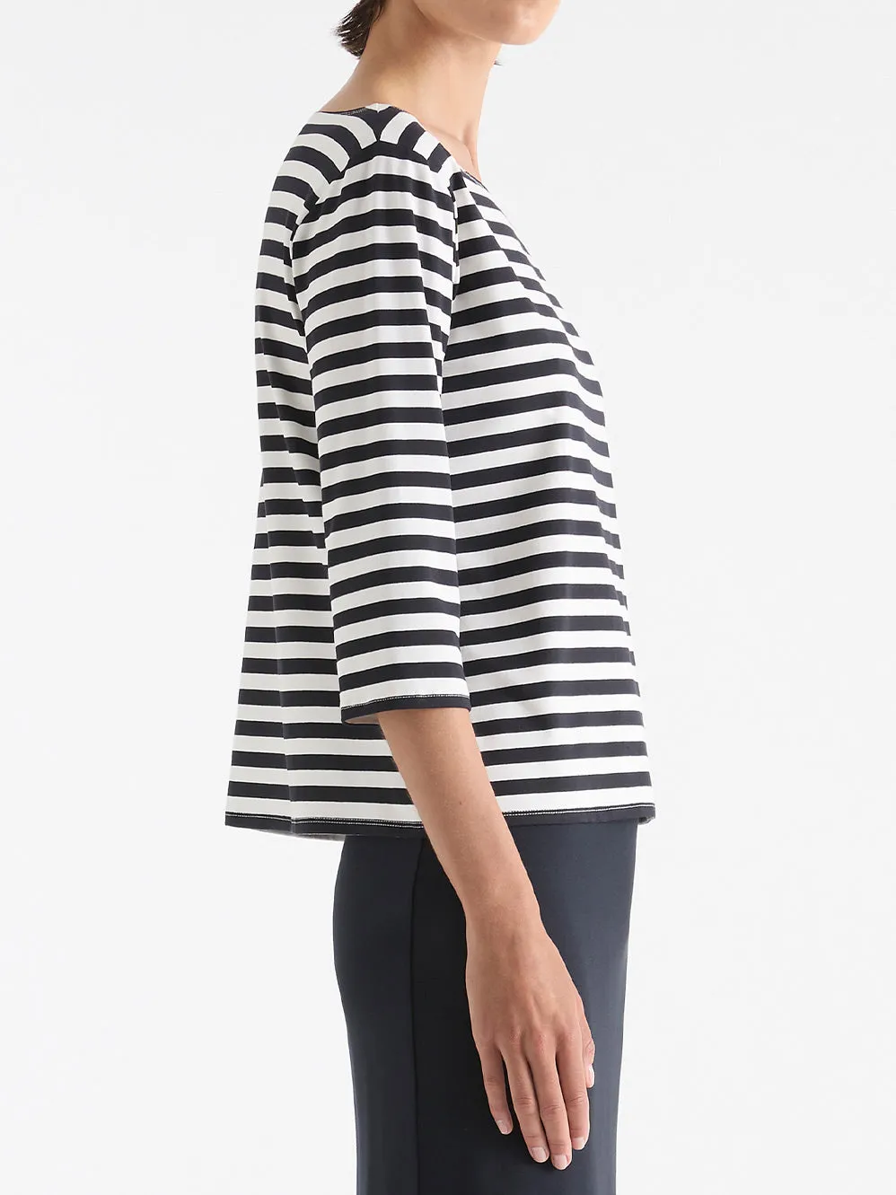 MELA PURDIE RELAXED BOAT NECK TOP