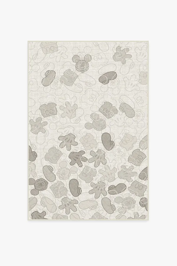 Mickey All Over Natural Tufted Rug