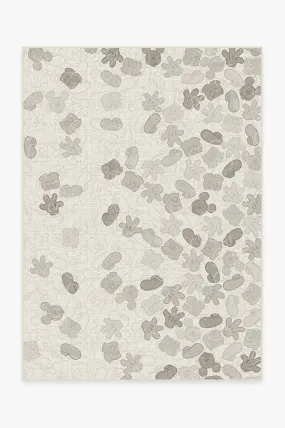 Mickey All Over Natural Tufted Rug