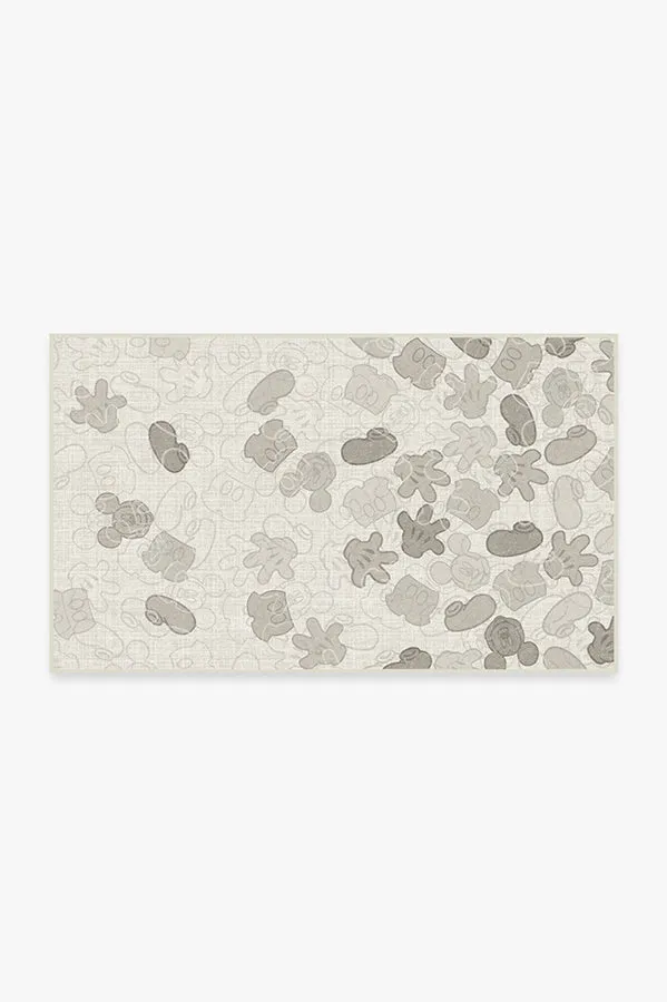Mickey All Over Natural Tufted Rug