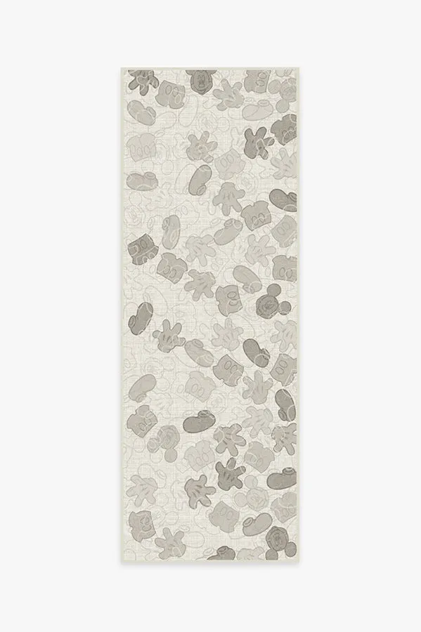 Mickey All Over Natural Tufted Rug