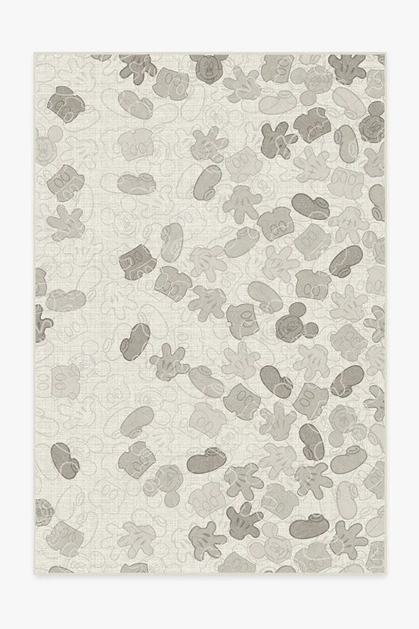 Mickey All Over Natural Tufted Rug