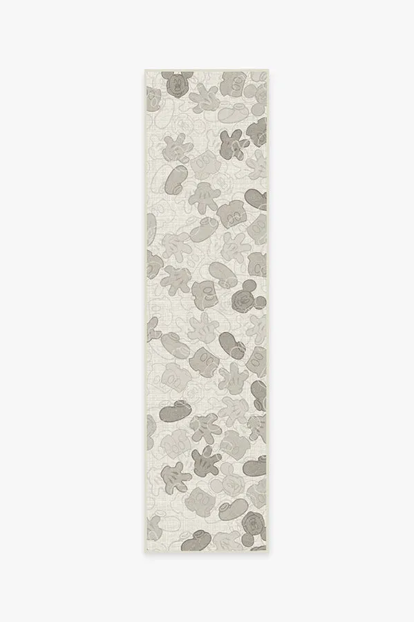 Mickey All Over Natural Tufted Rug