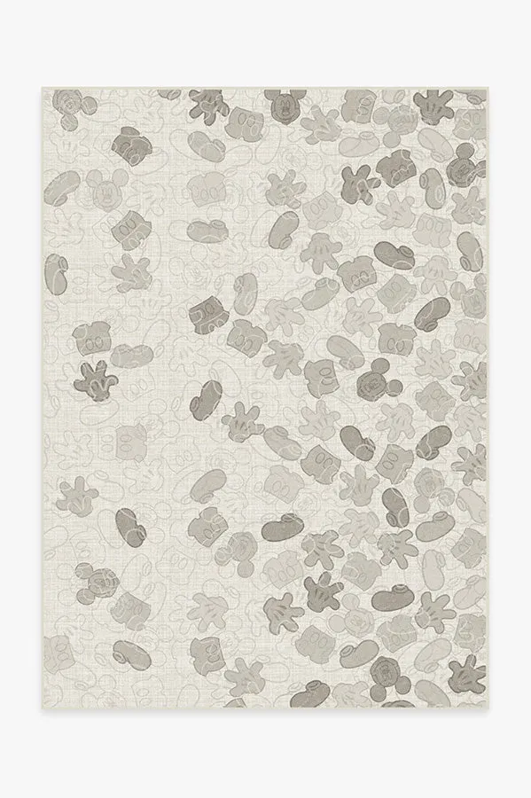Mickey All Over Natural Tufted Rug