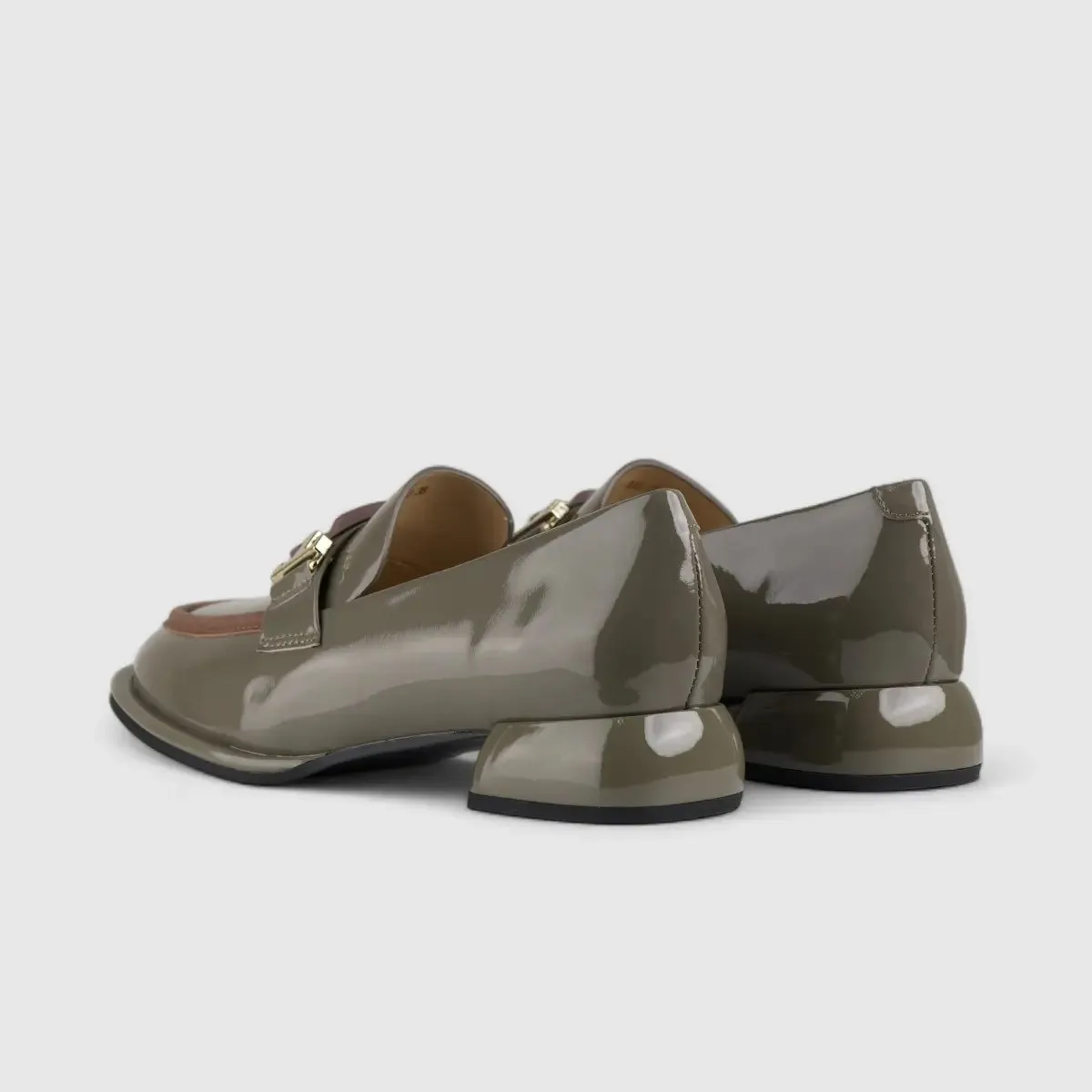 Morbido Ladies Loafers Grey BIL003