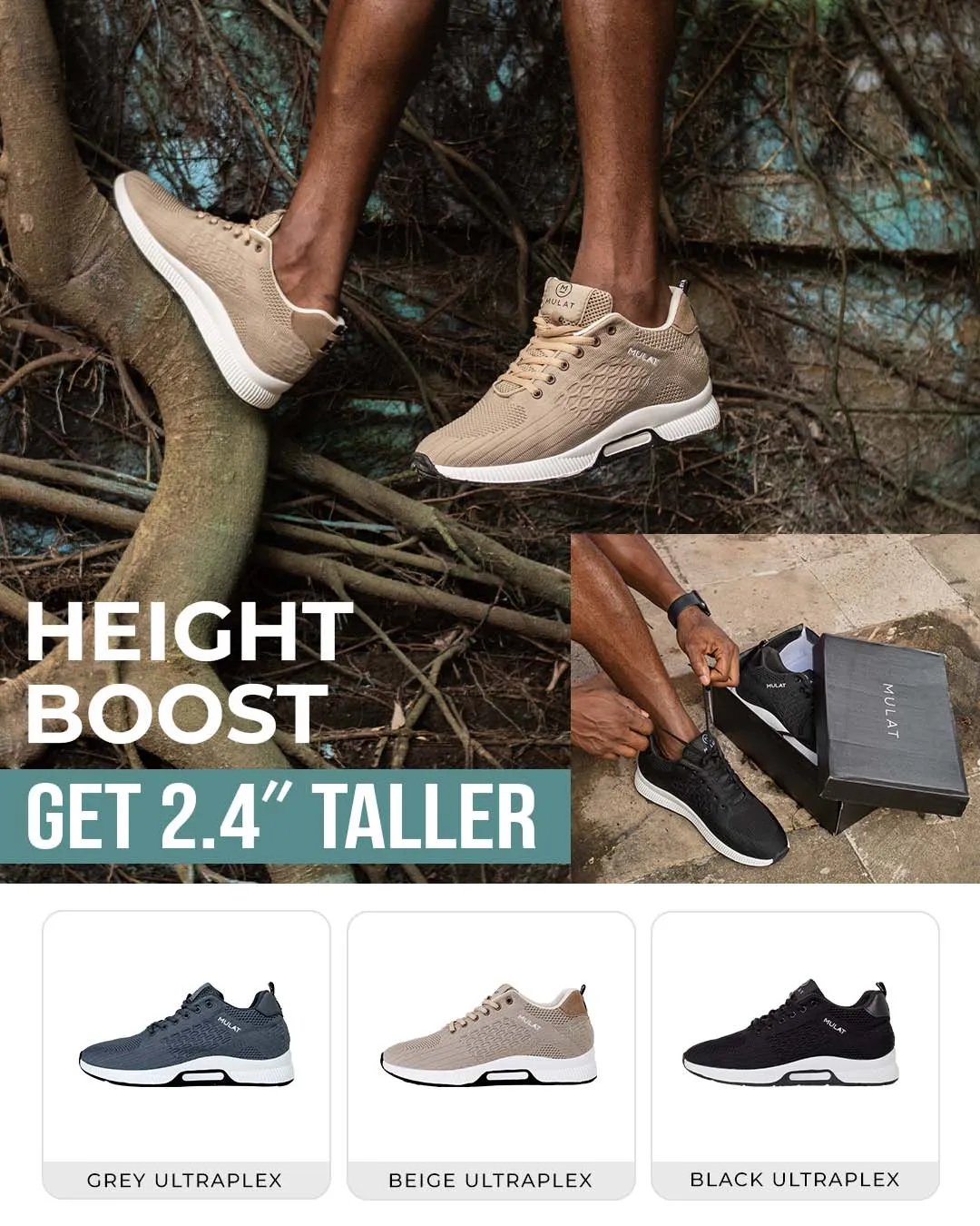 Mulat Ultraplex Sneakers Beige