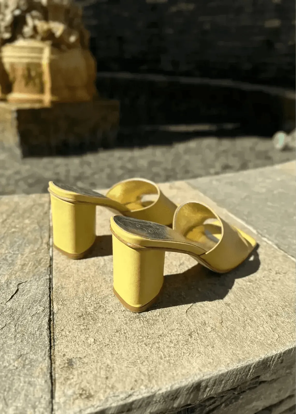 Mules à talons Semerdjian Norcia Limone