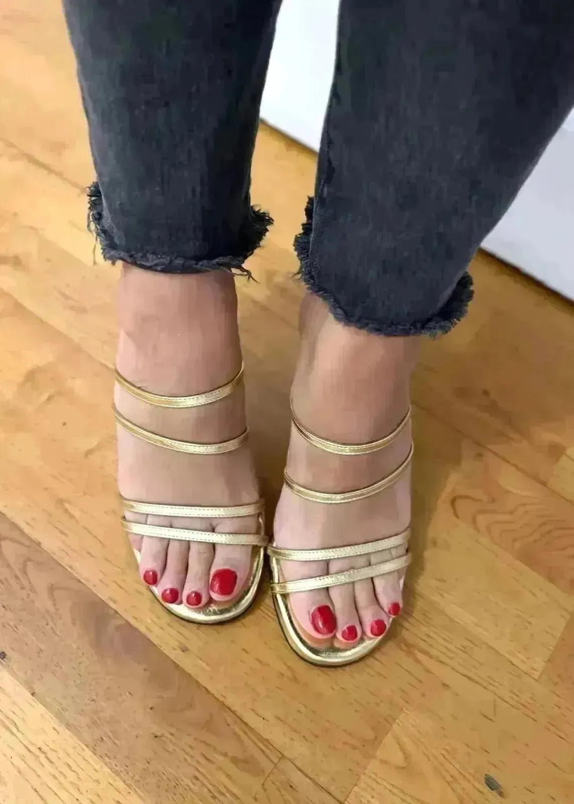 Mules à talons Toral Weekend Gold