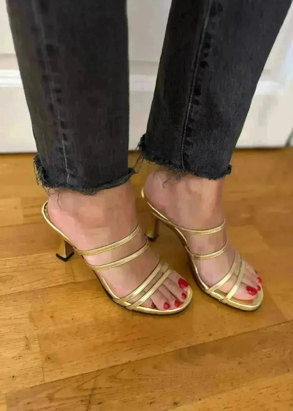 Mules à talons Toral Weekend Gold