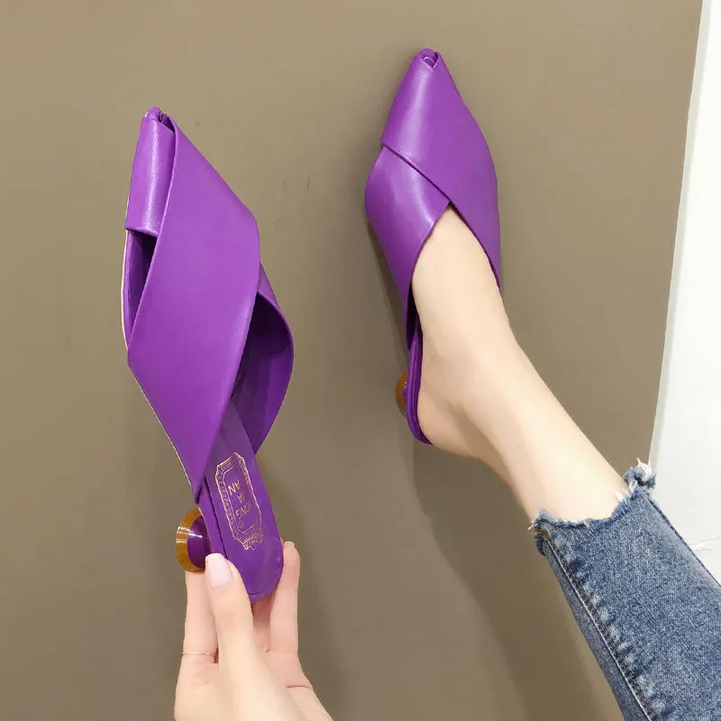 Never Feel Sorry Mules Shoes