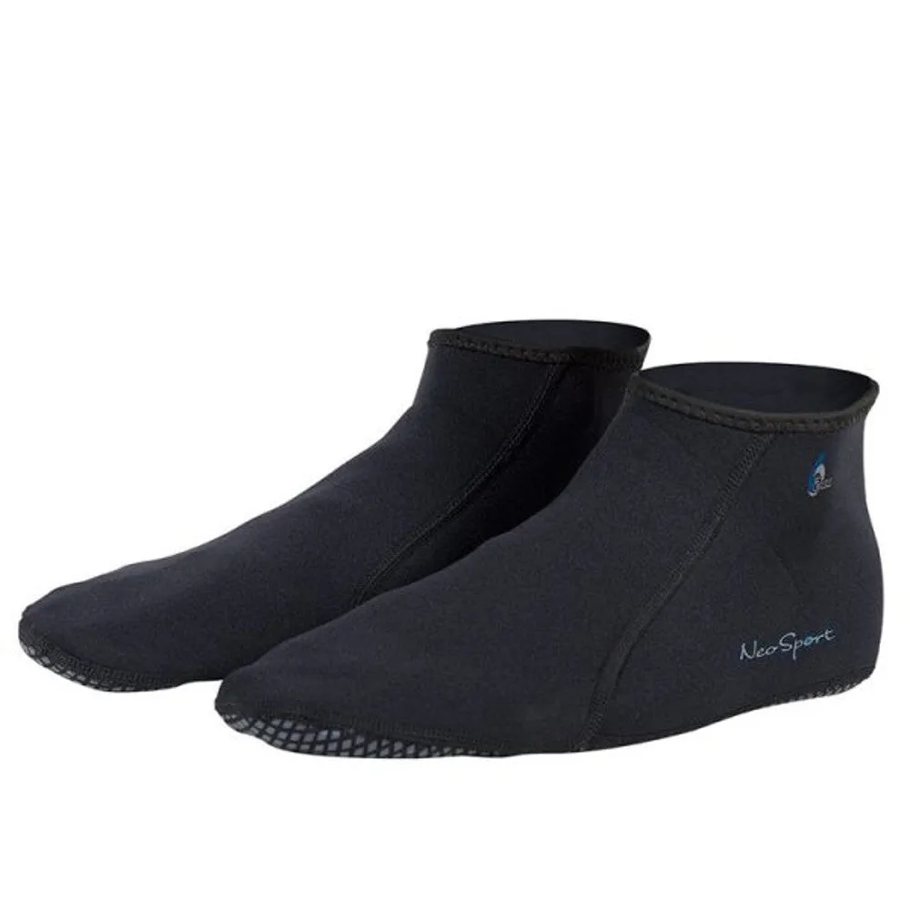 Open Box NeoSport 2mm Low Top Neoprene Sock, Size: 8