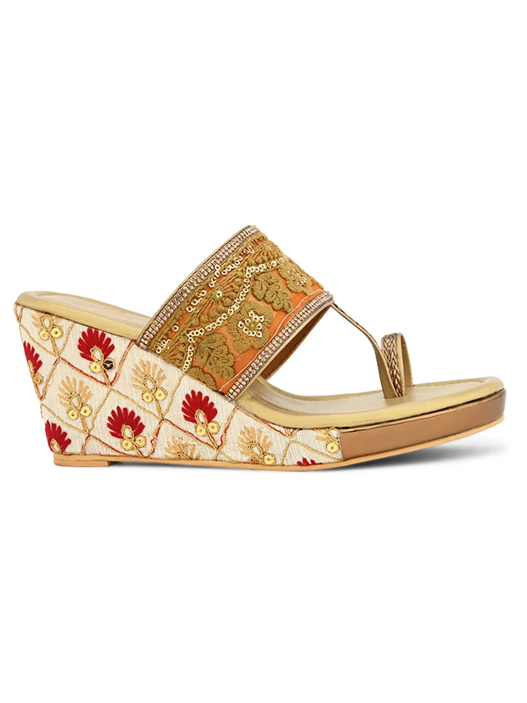 Pelle Albero Antic Wedges for Women