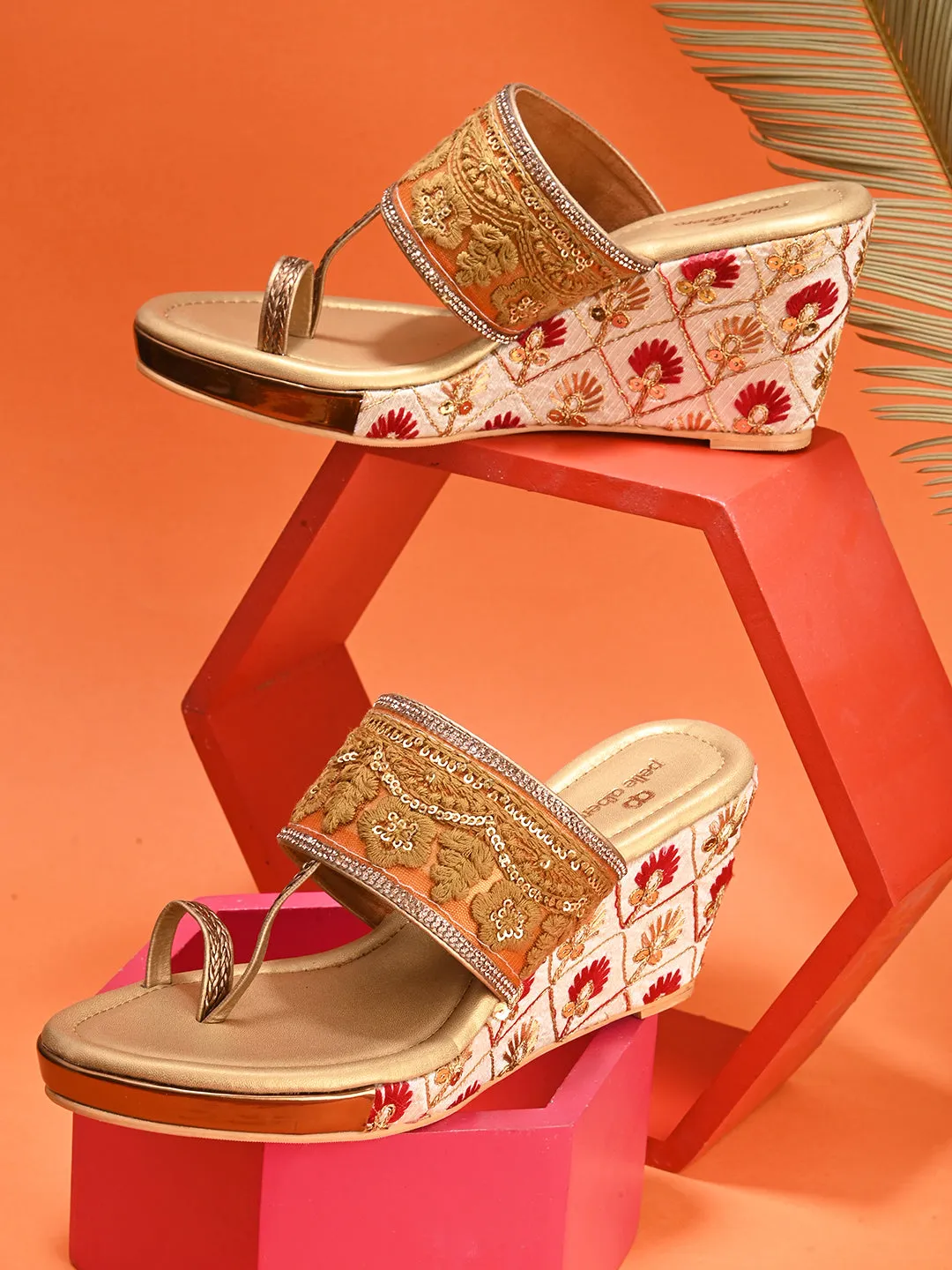 Pelle Albero Antic Wedges for Women