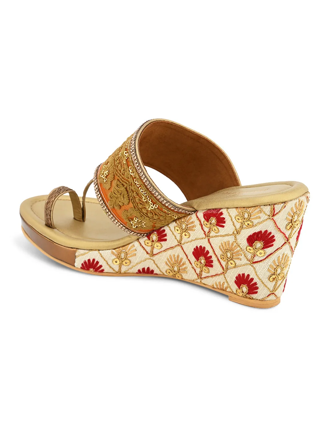 Pelle Albero Antic Wedges for Women