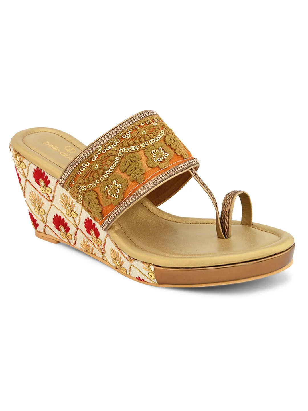 Pelle Albero Antic Wedges for Women