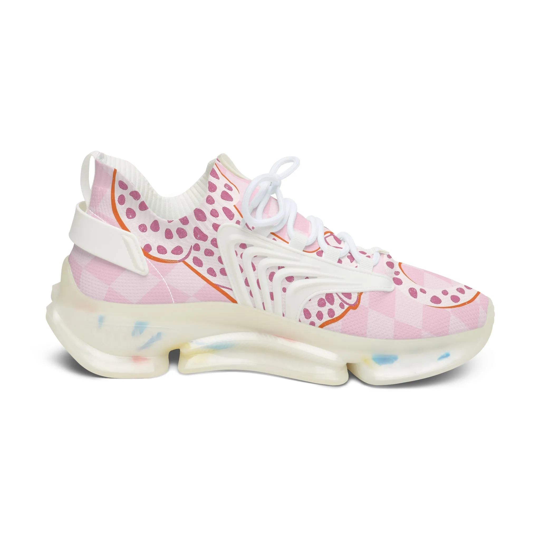 Pink Cheetahs Women's Mesh Sneakers