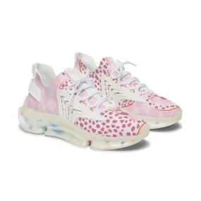 Pink Cheetahs Women's Mesh Sneakers