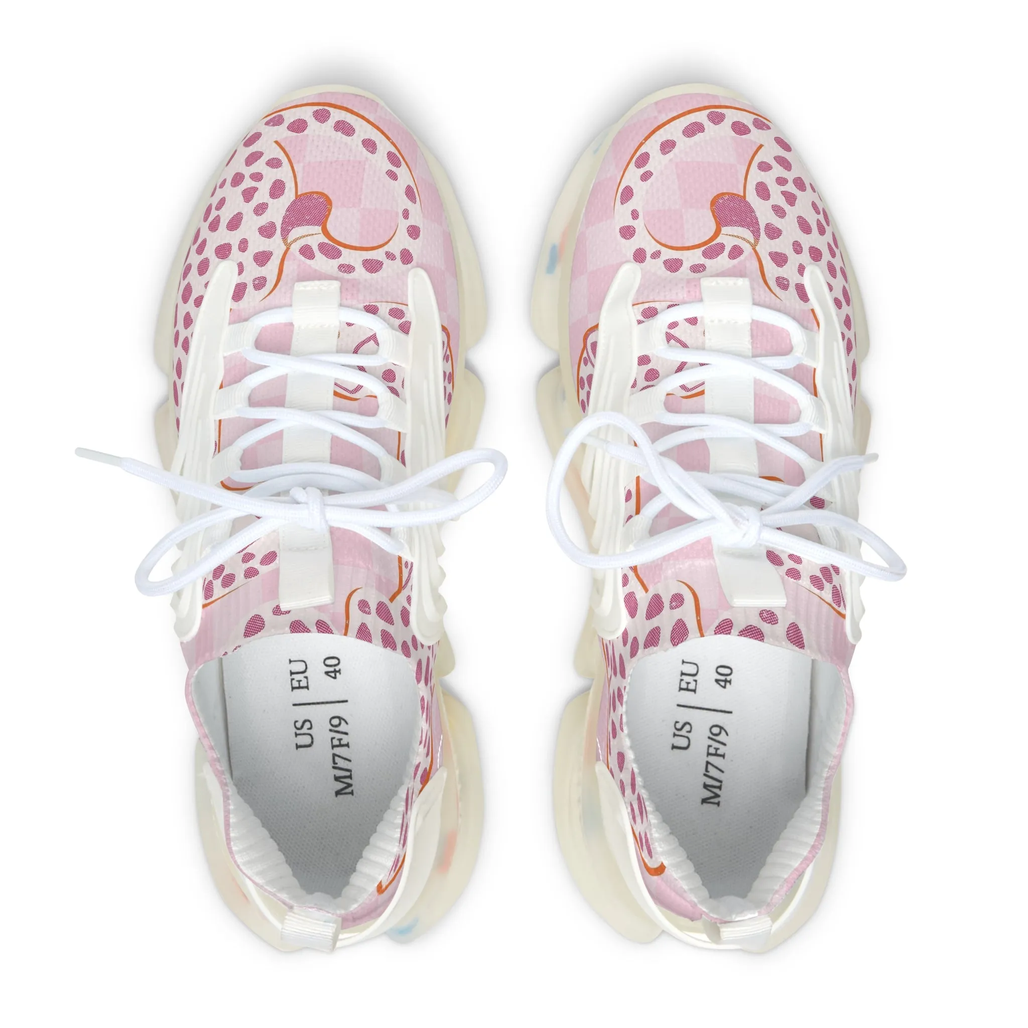 Pink Cheetahs Women's Mesh Sneakers
