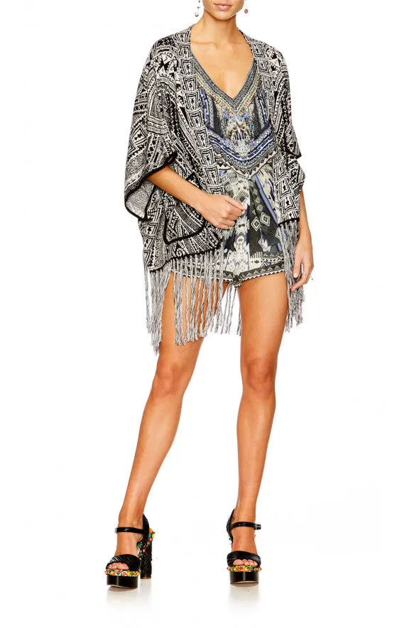 Playsuit W/ Tiered Overlay- Tie The Knot
