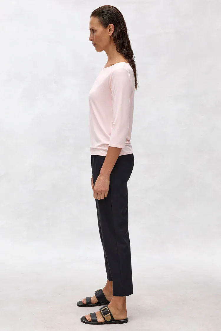 Relaxed Boat Neck in Sugar