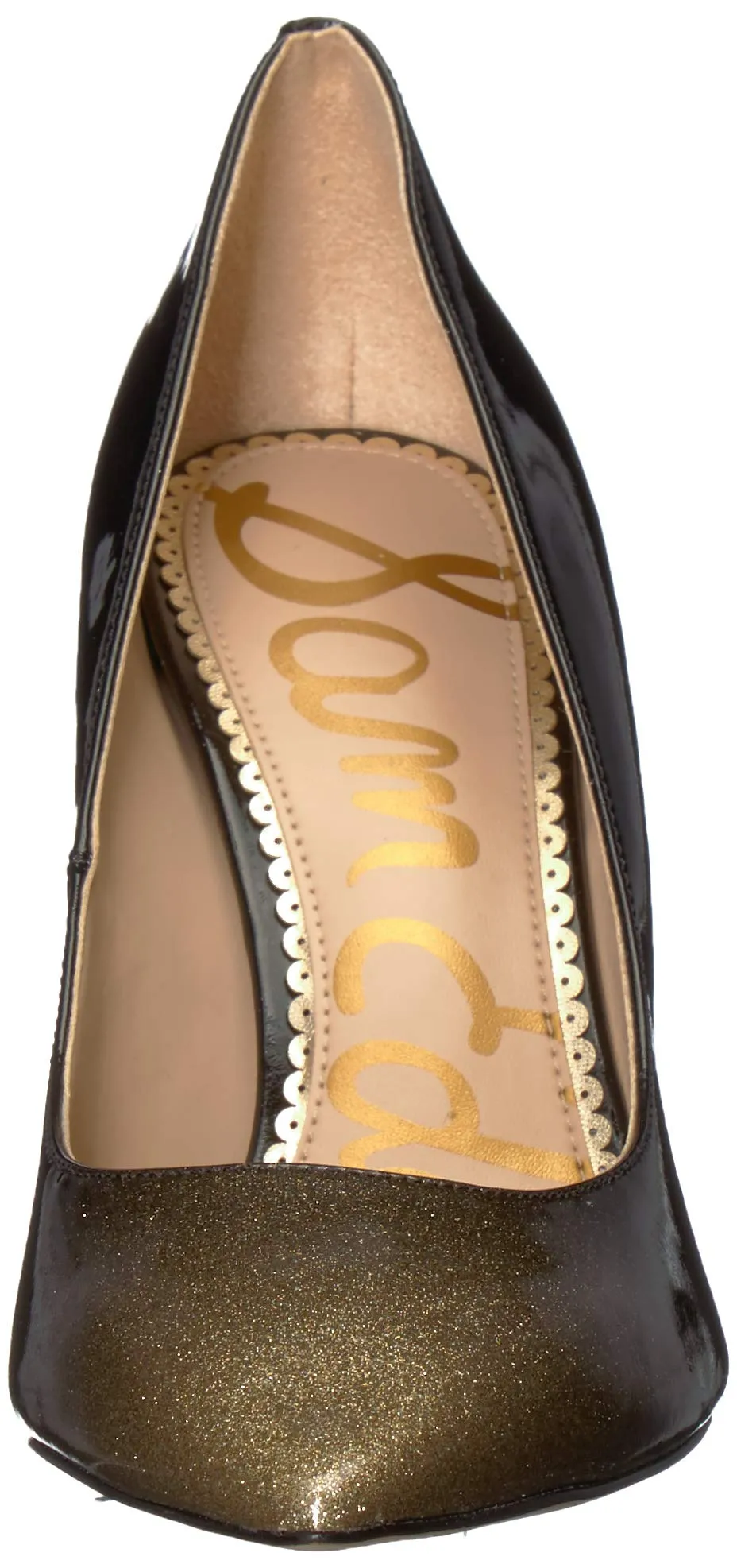 Sam Edelman Women's Hazel Pump, Gold Degrade Crystal Patent, 8 M US