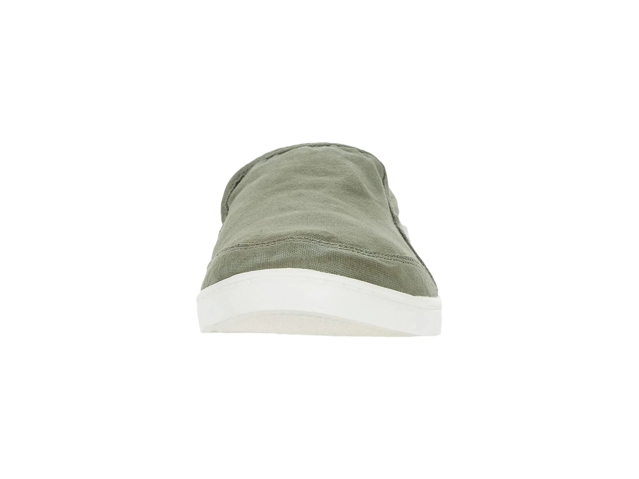 Sanuk PAIR O DICE Casual Canvas Slip On Loafers MILITARY GREEN (7.5, MILITARY GREEN)