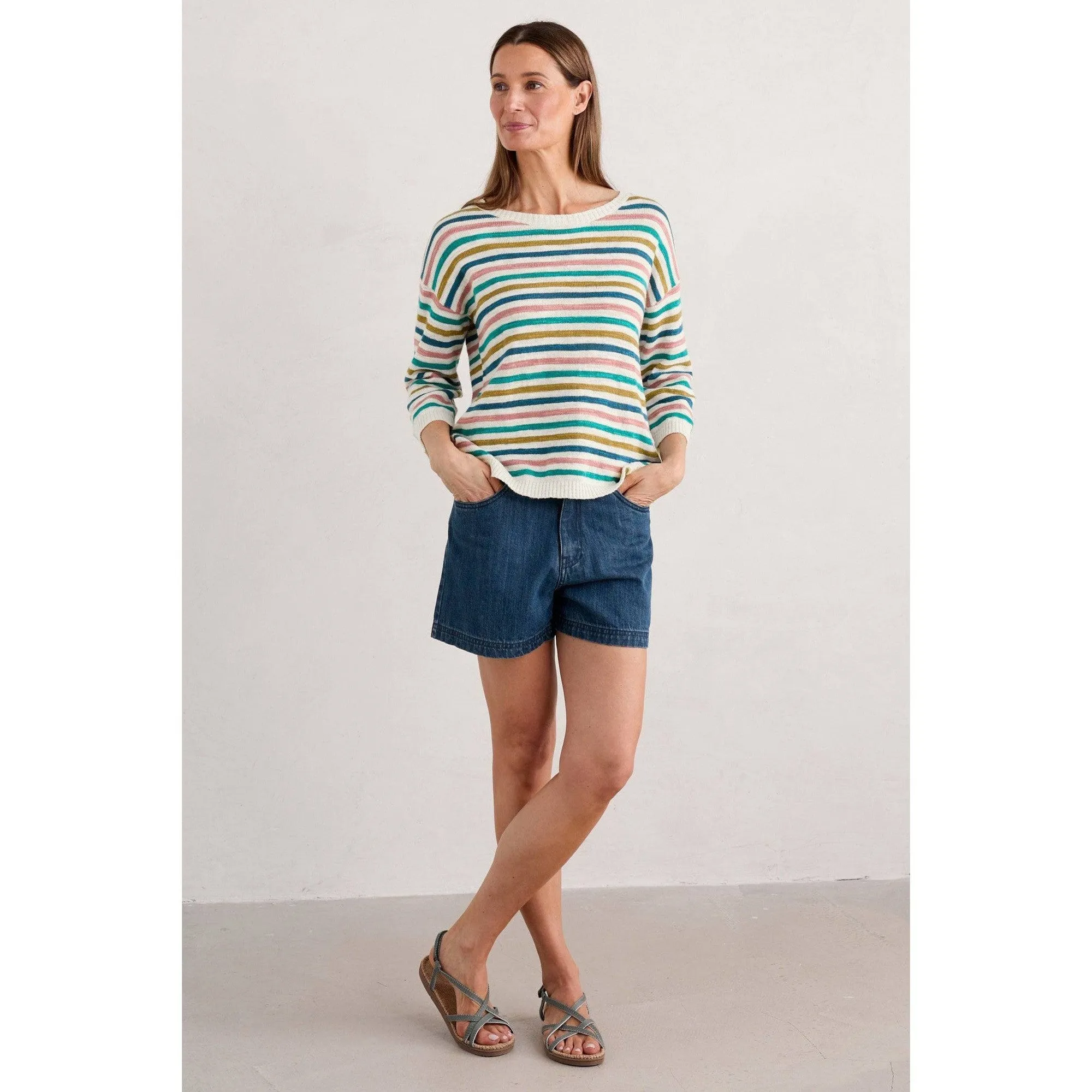 Seasalt Knavock Jumper Mini Cornish Helford Multi