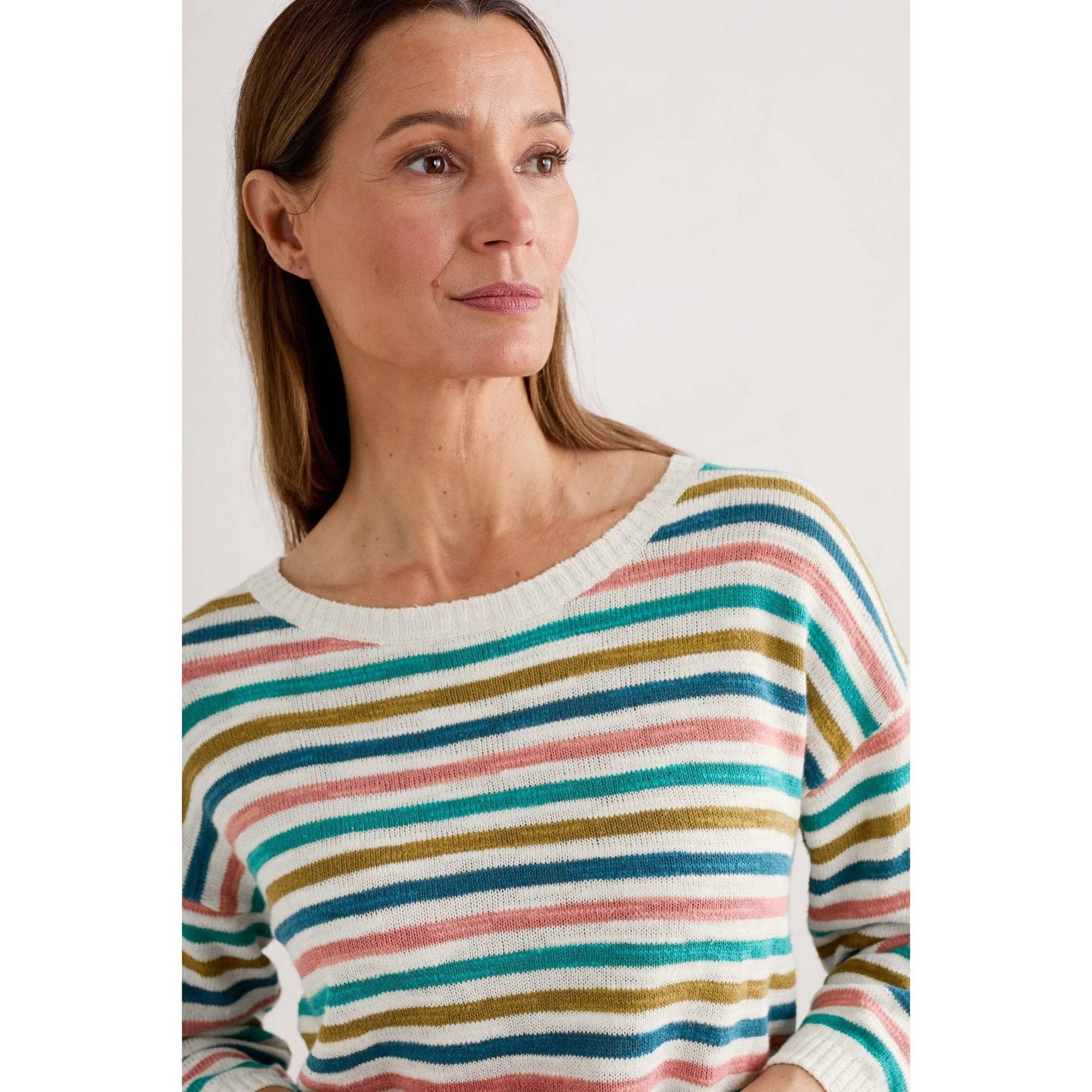 Seasalt Knavock Jumper Mini Cornish Helford Multi