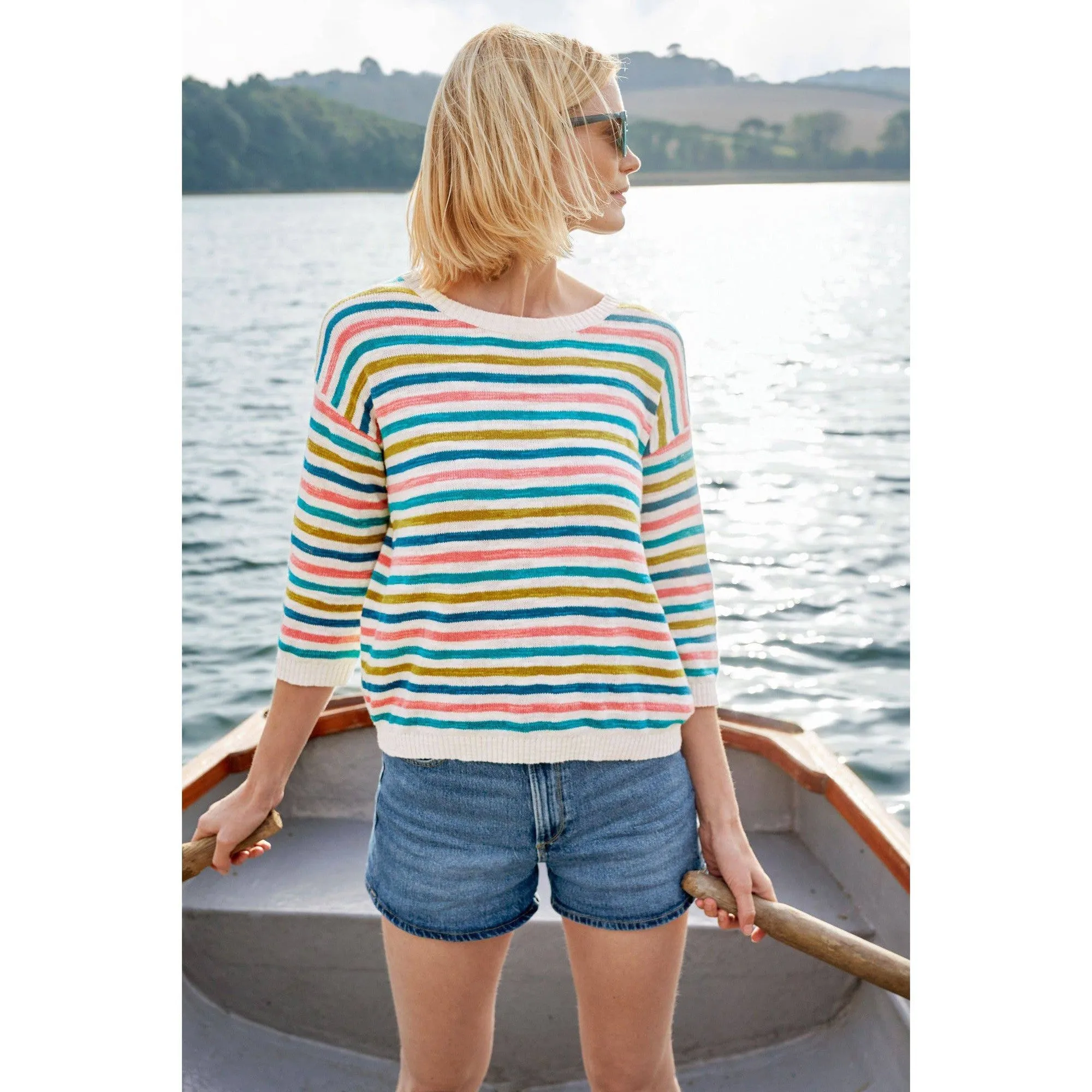 Seasalt Knavock Jumper Mini Cornish Helford Multi