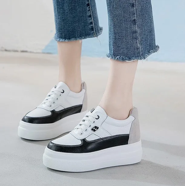 Small Size Thick Sole Inner Heel Height Increase Sneakers AS115
