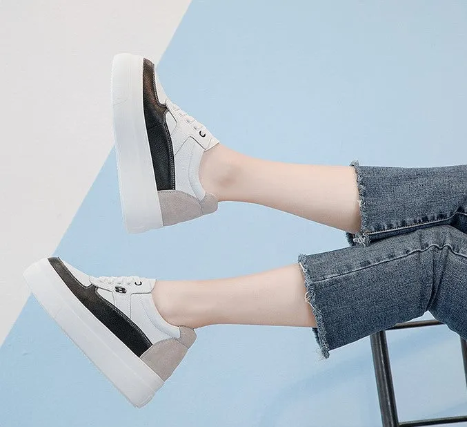 Small Size Thick Sole Inner Heel Height Increase Sneakers AS115