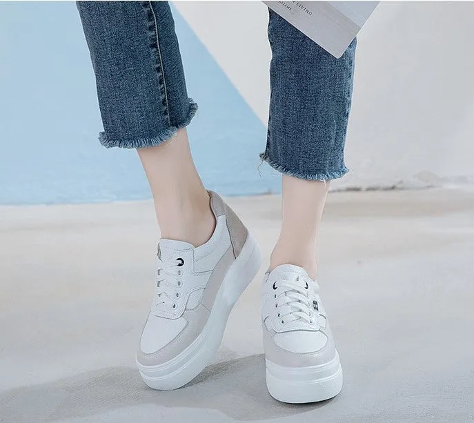 Small Size Thick Sole Inner Heel Height Increase Sneakers AS115