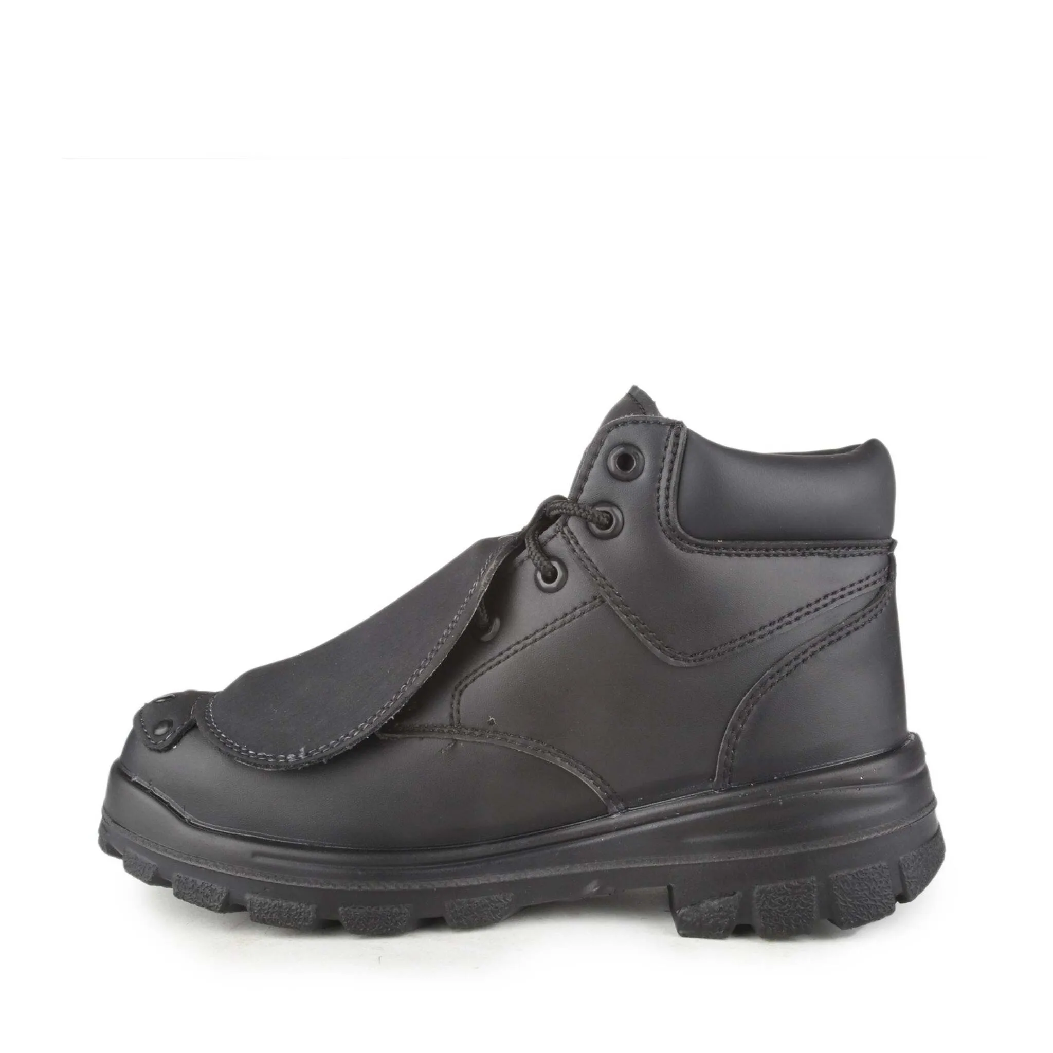 STC Men's 6" Press Safety Work Boots | Waterproof Leather, External Metguard, Steel Toe, Electric Shock & Puncture Resistant, Comfort Insole | Size 7-14