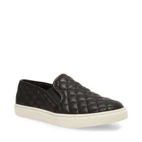 Steve Madden Ecentrcq Sporty Chic Quilted Slip-on Sneaker Black (8.5, Black)